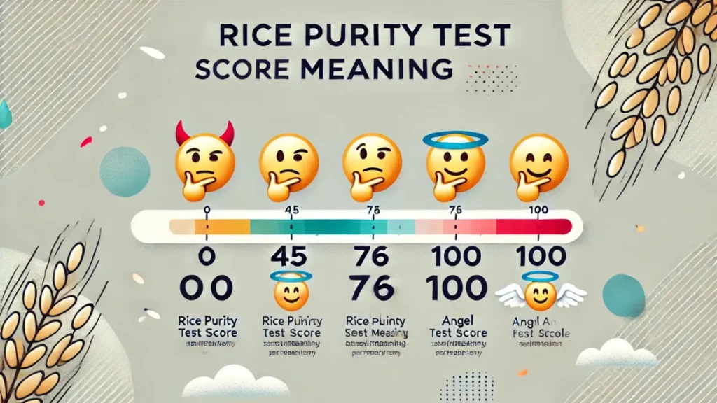 Rice Purity Test Scores Meaning